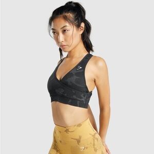 Gym Shark Adapt Camo Seamless Sports Bra